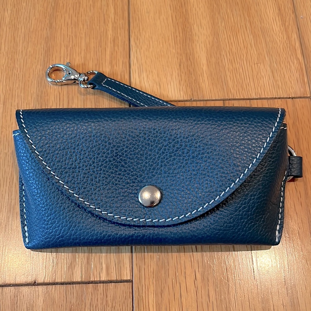 Roots Leather Glasses Case